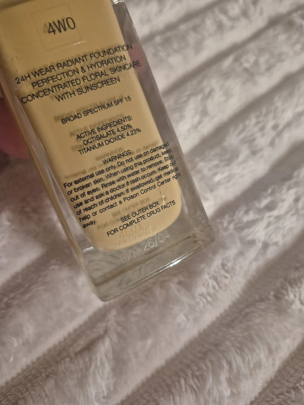 Dior Forever Skin Glow Foundation - Light Warm Beige with Black Cap